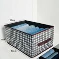 Foldable washable wadrobe Storage Box Folding Basket With Frame Clothing Organizer Drawer Cabinet Bin Containers For Wardrobe Bedroom Closet Home. 