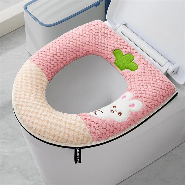 Home%20new%20cartoon%20toilet%20cover%20plus%20velvet%20toilet%20seat%20cover%20thickened%20zipper%20cartoon%20toilet%20mat%20to%20protect%20pregnant%20women%20confin%20-%20Image%204