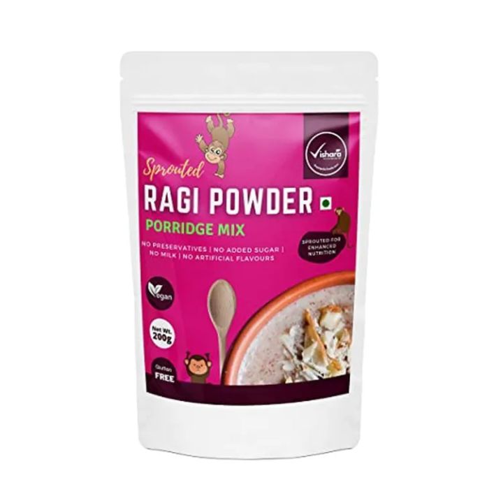 Tata Ragi Powder prouted Ragi Powder | Natural Finger Millet Flour | Kelvaragu Flour ...