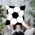 1pc Soccer Football Throw Pillow Case Pillow Cover for Home Sofa Bedroom Room Decor Sports Football Theme Birthday Party Decor.