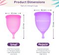 Anytime Medical Silicone Menstrual Period Cup  Lady Menstrual Collector Copa Menstrual Disc Feminine Hygiene Heavy  Flow. 