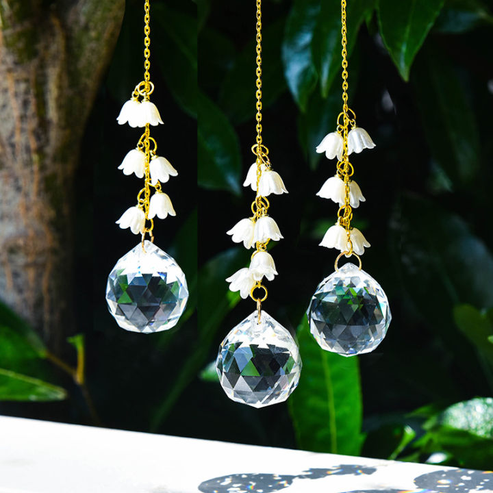 2pcs%20Lily%20of%20the%20Valley%20Sun%20Catcher%20Crystal%20Sun%20Catcher%20Car%20Hook,%20Car%20Pendant,%20Flower%20Bead%20Pendant,%20Room%20Decor,%20Home%20Decor%20-%20Image%203