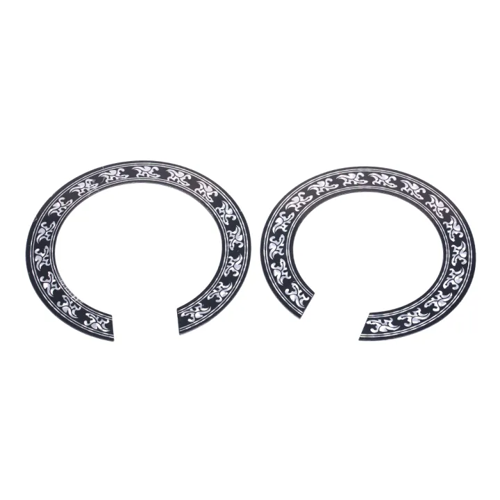 38%2039/40%2041%20inch%20PVC%20Circle%20Sound%20Hole%20Rosette%20Inlay%20Sticker%20for%20Guitars%20Decor%20Black%20+%20Silver%20Sound%20Hole%20Rosette%20Sticker%20-%20Image%202