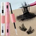 Glue False Eyelashes New Double Heads 2 In 1 Bond and Seal Lash Glue ,Waterproof Long Lasting DIY Cluster Eyelash Glue Cosmetics. 