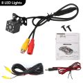 DC 12V Car Rear View Camera Lens Fisheye 170°Wide Angle LED Night Vision Backup Parking Reverse Cameras. 