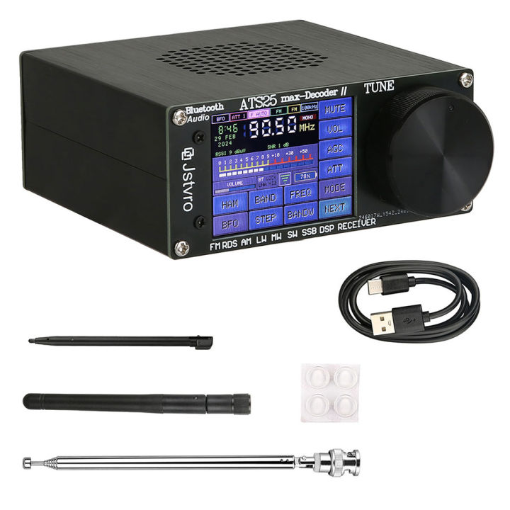 ATS25%20Max%20Decoder%20II%20Bluetooth%20Version%20Second%20Generation%20Full%20Radio%20Receiver%20FM%20SW%20SSB%20MW%20LW%20Receiver%202.4-inch%20Touch%20Screen%20-%20Image%202
