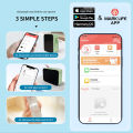 Marklife P15 Thermal Label Printer Similar as D11 D110 D101 Labeling Machine Wireless Bluetooth Label Maker With Label Sticker. 