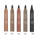 Microblading Eyebrow Pen Waterproof Fork Tip Eyebrow Tattoo Pencil Long Lasting Professional Fine Sketch Liquid Eye Brow Pencil.