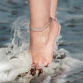 KISS MANDY Minimalist 925 Sterling Silver Anklet for Women Flat Marine Chain Anklet Foot Jewelry Personalized Accessories SA29. 