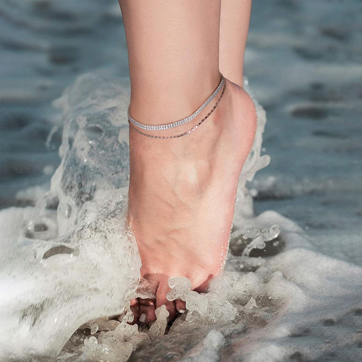 KISS%20MANDY%20Minimalist%20925%20Sterling%20Silver%20Anklet%20for%20Women%20Flat%20Marine%20Chain%20Anklet%20Foot%20Jewelry%20Personalized%20Accessories%20SA29%20-%20Image%205