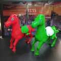 Clockwork jumping horse Simulation animal plush jumping stail children's toys -1pcs. 