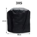 Black Gray, Outdoor Barbecue Cover, Waterproof, Durable Barbecue Cover, Rainproof, Outdoor Barbecue Charcoal Grill Cover. 