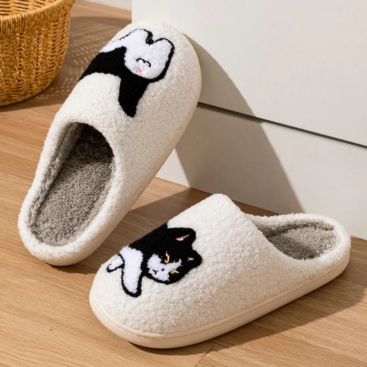Women's%20Slippers%20Winter%20Indoor%20Warm%20Cute%20Cartoon%20Cat%20Bedroom%20Lightweight%20Soft%20Sole%20Breathable%20Leisure%20Plush%20Shoes%20Couple%20-%20Image%203