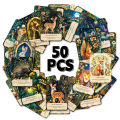 50pcs Spirit Animal Tarot Cards for Women, Inspirational Affirmation Cards, Guidance for Personal Growth,Love,Spiritual Journey. 