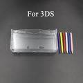 Plastic Clear Crystal Hard Shell Case Cover+Stylus Pen For 2DS 3DS New 3DS XL LL For NDSL NDSi XL LL. 