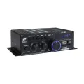 AK380 Bluetooth-Compatible Amplifier 2 Channel Home Theater Amplifier HIFI Bass Music Player USB AUX Karaoke for Home Car. 
