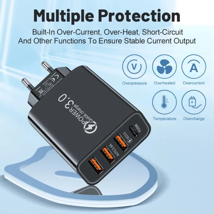 Total%2020W%20Multi%20Port%20Wall%20Charger%20USB%20PD%20Adapter%20For%20%20iPhone%2013%2012%20for%20%20Mobile%20Phone%20Plug%20Charging%20-%20Image%203