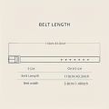 Punk Square Rivet Studded Belt Solid Color PU Leather Belts Hip HopJeans Pants Waistband For Women Men. 
