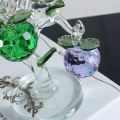 Glass Crystal Apple Tree with 6pcs. 