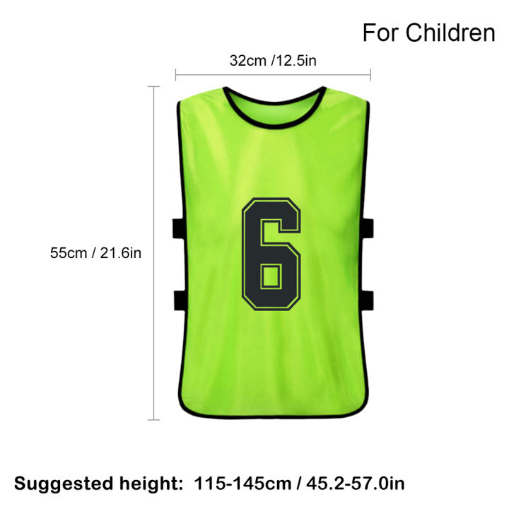 6/12PCS%20Kid's%20Football%20Pinnies%20Quick%20Dry%20Soccer%20Jersey%20Youth%20Sports%20Scrimmage%20Basketball%20Team%20Training%20Numbered%20Bibs%20Sports%20Vest%20-%20Image%204