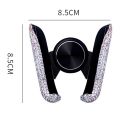 Car Phone Holder Diamond Crystal Car Air Vent Mount Clip Mobile Phone Holder Stand In Auto Bracket Interior Accessories New. 