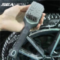 SEAMETAL Car Wheel Hub Washing Brush Anti Slip Handle Car Tire Wheel Rim Cleaning Brush Dust Removal Detailing Brushes Wash Tool. 
