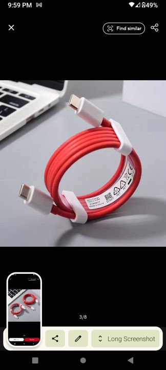 65W%20Oneplus%20Dash%20Warp%20Charge%20Cable,%206.5A%20Type-C%20To%20Usb%20C%20Pd%20Data%20Sync%20Fast%20Charging%20Cable%20Compatible%20With%20One%20Plus%208T/%209/%209R/%209%20Pro/10R/%20Nord%20&%20For%20All%20Type%20C%20Device%20Red,%201%20Meter%20-%20Image%204