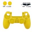 DATA FROG Anti-Slip Silicone Protective Case For PS4 Controller Soft Cover For PS4 / PS4 Pro / PS4 Slim Gamepad.