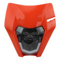 Motorcycle Headlight LED Enduro for KTM EXC XC SX MX XC 125 250 300 450 Universal Supermoto Dirt Bike Motocross Headlights Plate.