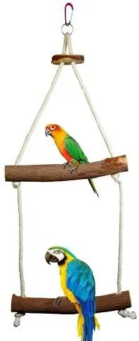 Bird%20Parrot%20Ring%20Wooden%20Toy%20with%20one%20more%20Hanging%20Toy,%20Leather%20Strips%20Natural%20Wooden%20Perch%20Toy,%20Multicolor%20Plastic%20Beads%20and%20Leather%20Slices,%20Rope%20and%20Multicolor%20Wooden%20Beads%20with%20beautiful%20bell%20Chewing%20Toy%20Best%20for%20Large%20and%20Medium%20Parrots%20and%20Birds%20-%20Image%209