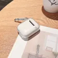 Pink Love Ring For Airpods Pro 2nd Earphone Case For Apple 1/2/3 Soft Matte TPU Earphone Case for Women And Girl With Keychain. 