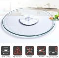 Turn Table Revolving Rotating Glass Cake Food Stand 30cm. 