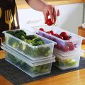 Multipurpose Storage Box Pack of 3 Food Storage Container, Fridge Organizer. 
