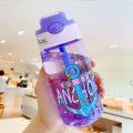 Children's Plastic Water Cup, Straw Cup, Duckbill Portable Creative Adult Male And Female Student Baby Cute Cup. 