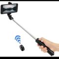 XT-02 Flexible 2 in 1 Bluetooth Selfie Stick Tripod Remote Control Selfie Stand. 