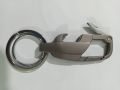 Classic Men Mini Keychain Outdoor Multi-Functional 2-In-1 Metal Bottle Opener With Two Key Rings For Boy Gifts.