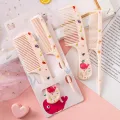 2Pcs/Set Cute Kids Hairdressing Comb Tail Comb for Girls Whale Dinosaur Giraffe Unicorn Hair Comb Kids. 