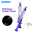 MECHANIC M35 Nano Flux Paste For Electronics PCB IC Mobile Phone Chip CPU LED BGA Repairing Tracky High Performance Welding Tool. 