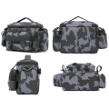 Fishing Tackle Backpack Storage Bag Men Outdoor Shoulder Fishing Lure Gear Bags with Rod Pole Holder Camping Hunting Hiking Pack.
