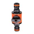 1PC/2PCS 16MM Equal Garden Hose Shut Off Valve Fitting Plastic Tubing Tap Adapter Quick Joint for Watering Irrigation Car Wash.