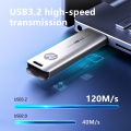  Flash Drive USB3.2 Disk 32GB 64GB 128GB 256GB High Speed External Storage Metal Pen Drive USB Sticks for PC Desktop. 