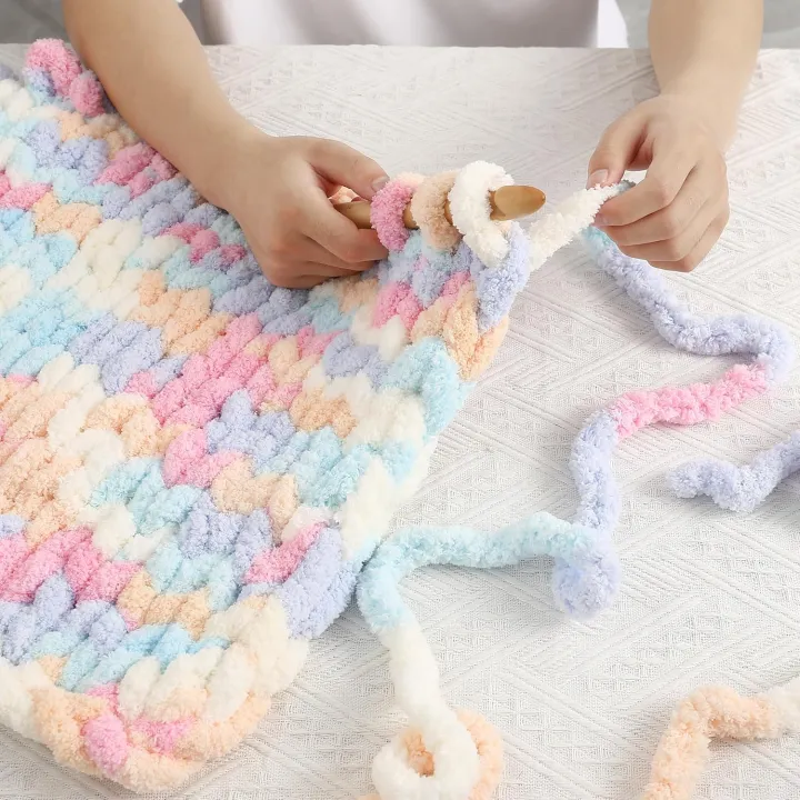 1Pc%20250g%20Chunky%20Yarns%20for%20Knitting%20and%20Crochet%20Blanket%20Cushion%20Multicolor%20Chenille%20Thick%20Line%20Soft%20Warm%20Crochet%20Yarn%20Scarf%20Line%20-%20Image%204