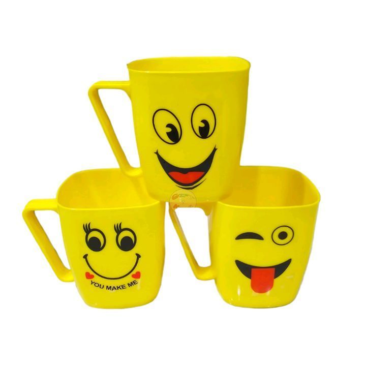 Plastic Emoji Kids Water Mug Random Emoji
