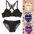 Butterfly Bra and Panty Set for Women/  Stylish Underwear Set. 