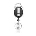 1pc Hospital Retractable Plastic Badge Holder Reel Nurse Exhibition Card Holder Name Card Badge Holder Office Supplies.