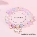 1pcs Unicorn Pink Silicone Electronic Watch +1pcs Unicorn Crystal Bracelet Set as a Gift for My DAUGHTER'S GRADUATION Season. 