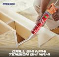 Fixo 91 quick dry all purpose high strength construction adhesive nail free adhesive for all construction materials. 