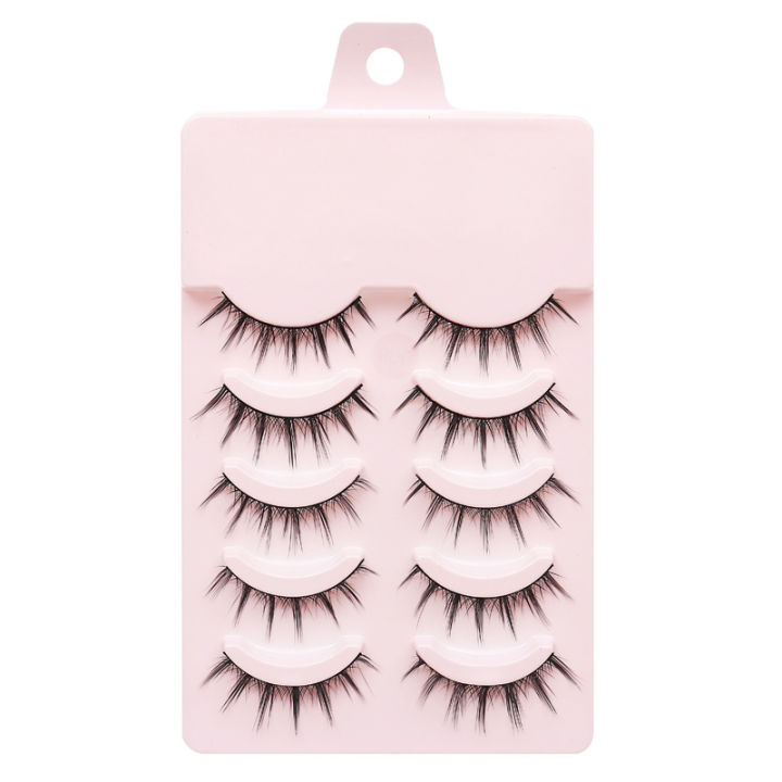 MJ%205Pairs%20Little%20Devil%20False%20Lashes%20Natural%20Fake%20Eyelashes%20Fluffy%20Soft%20Daily%20COS%20Full%20Strip%20Lashes%20Band%20-%20Image%206