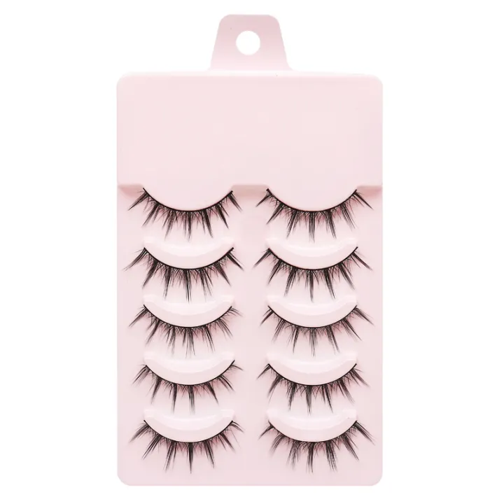 MJ%205Pairs%20Little%20Devil%20False%20Lashes%20Natural%20Fake%20Eyelashes%20Fluffy%20Soft%20Daily%20COS%20Full%20Strip%20Lashes%20Band%20-%20Image%206