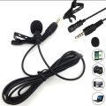 3.5mm Mini Microphone for Smartphone and Audio Devices, Clear Sound, Universal Compatibility, Black. 